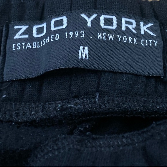 Zoo York Cargo Jogging Pants Sweatpants Black M‎ Skater Streetwear Pockets - Picture 9 of 10